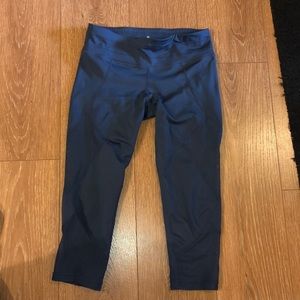 Athleta crop mesh leggings